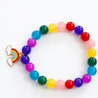 Rainbow Charm Handmade Budget Friendly Bracelet